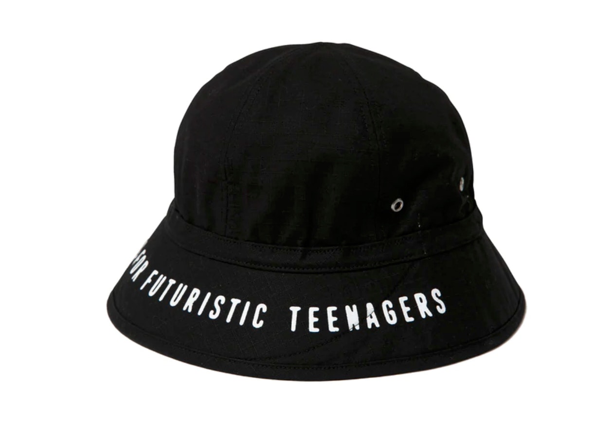 Human Made Rip-Stop Round Bucket Hat Black - SS22 - KR