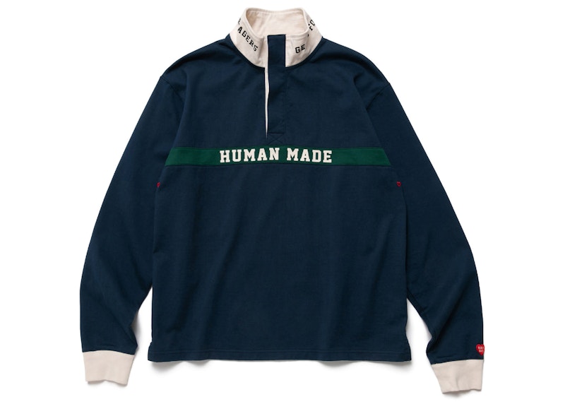 セール中送料無料 サイズL HUMANMADE RUGBY SHIRT ラグビーシャツ トップス