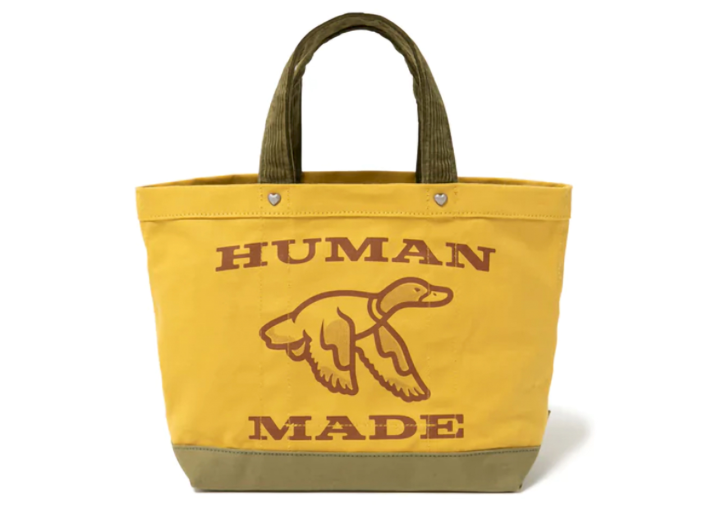 Human Made Small Tote Bag Yellow - FW22 - US