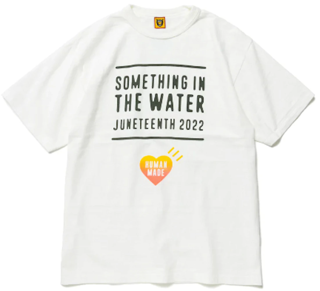 Human Made Something in the Water TShirt White Men's SS22 US