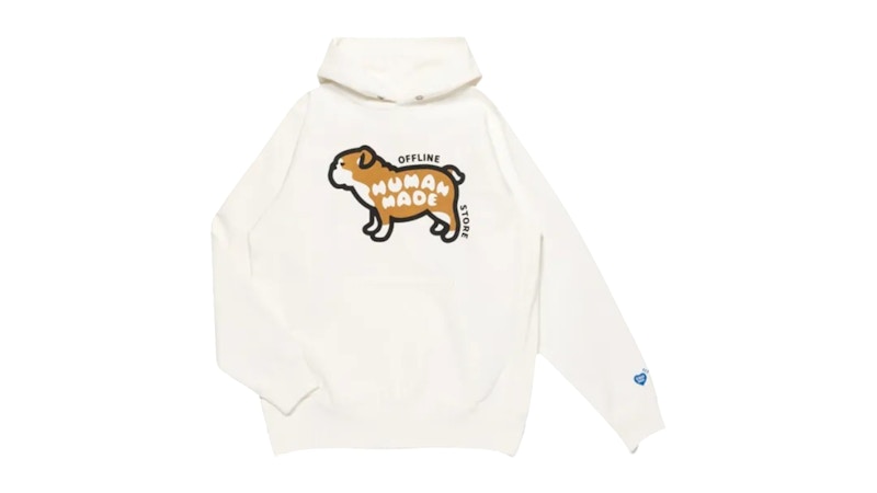 HUMAN MADE KOBE限定ANIMAL HOODIE WHITE Human Made Stores Exclusive Animal Offline Store Hoodie White