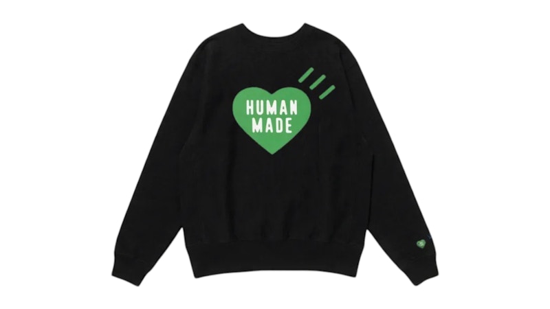 【新品・即発送】 HUMAN MADE Heart Human Made Stores Exclusive Heart Fukuoka Sweatshirt Black Men's - US