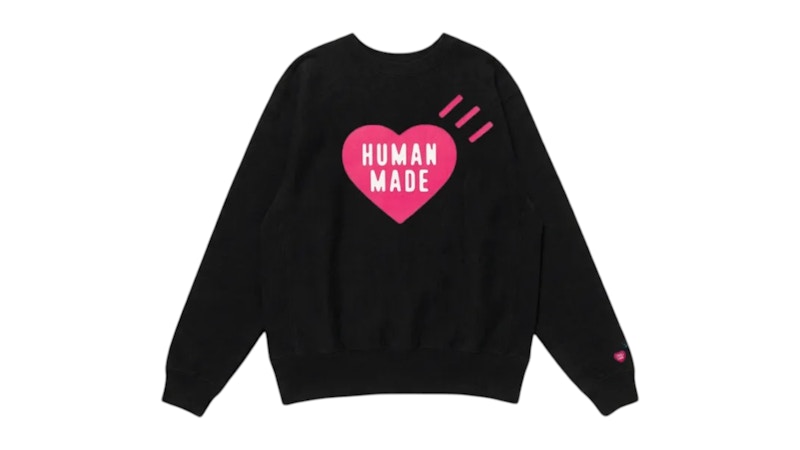 Human Made Stores Exclusive Heart Repulse Bay Sweatshirt Black