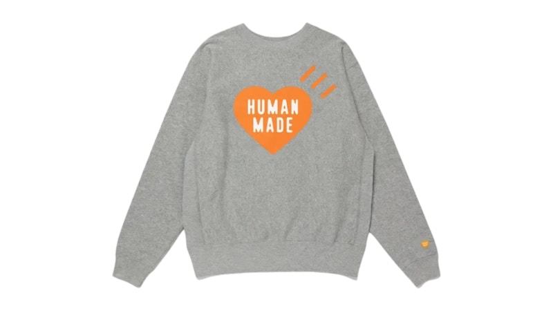 Human Made Stores Exclusive Heart Shibuya Parco Sweatshirt Gray