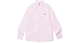 Human Made Stripe B.D L/S Shirt Pink