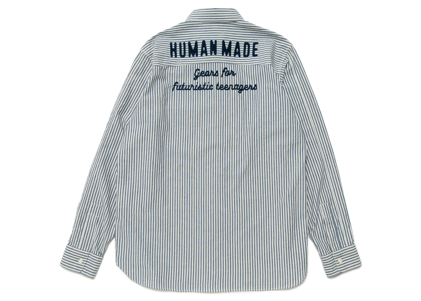 HUMAN MADE STRIPE WORK L/S SHIRT\