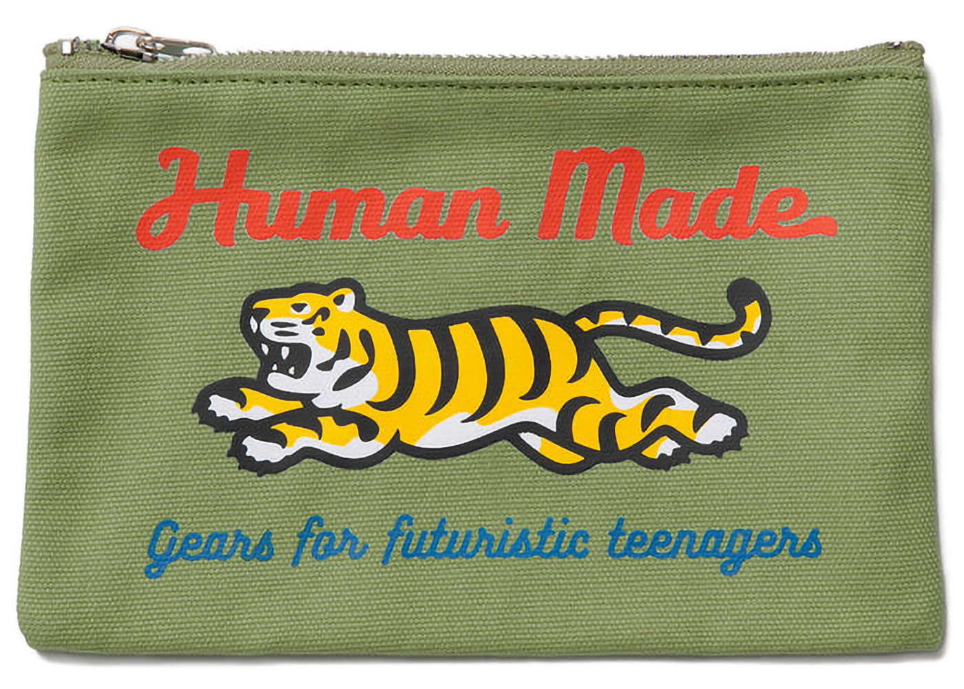 Human Made Tiger Bank Pouch Green - FW22 - US