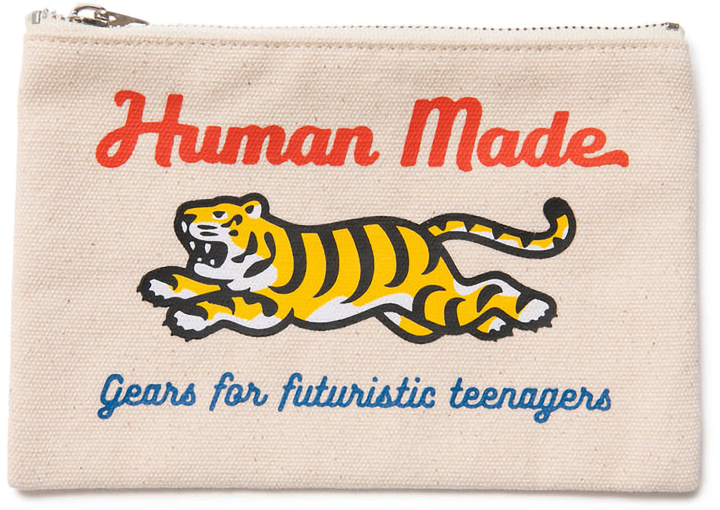 Human Made Tiger Bank Pouch White - FW22 - US