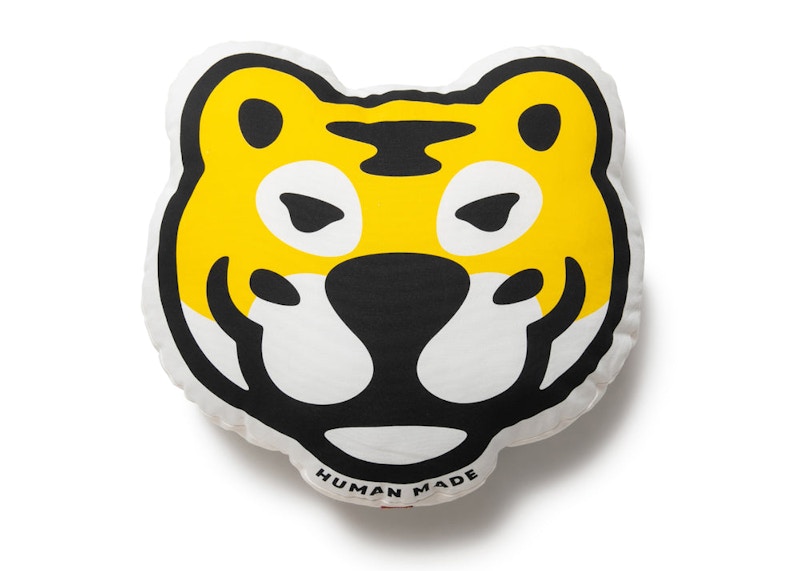 Human Made Tiger Face Cushion Yellow - FW22 - US