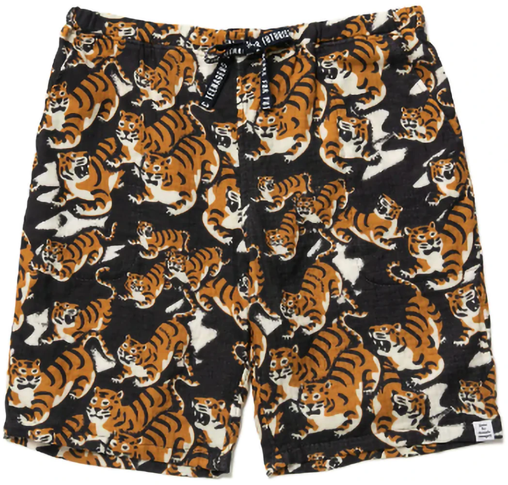Human Made Tiger Gauze Shorts Yellow Men's - SS22 - US