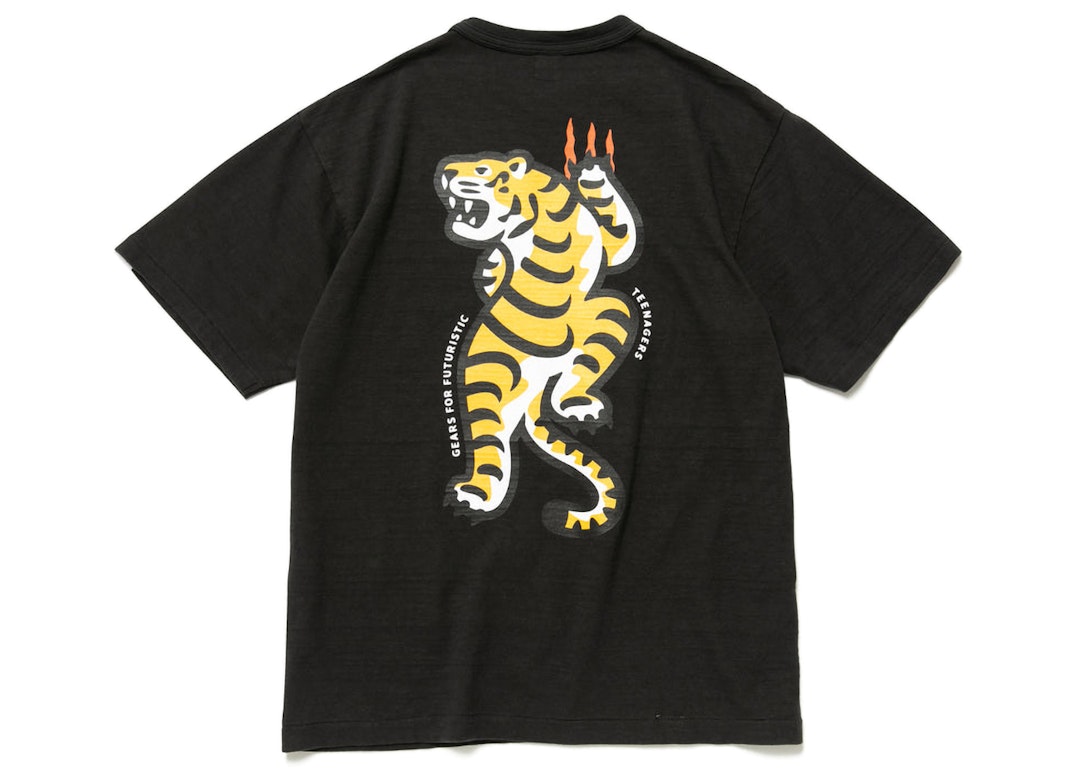 Pre-owned Human Made Tiger Graphic #11 T-shirt Black