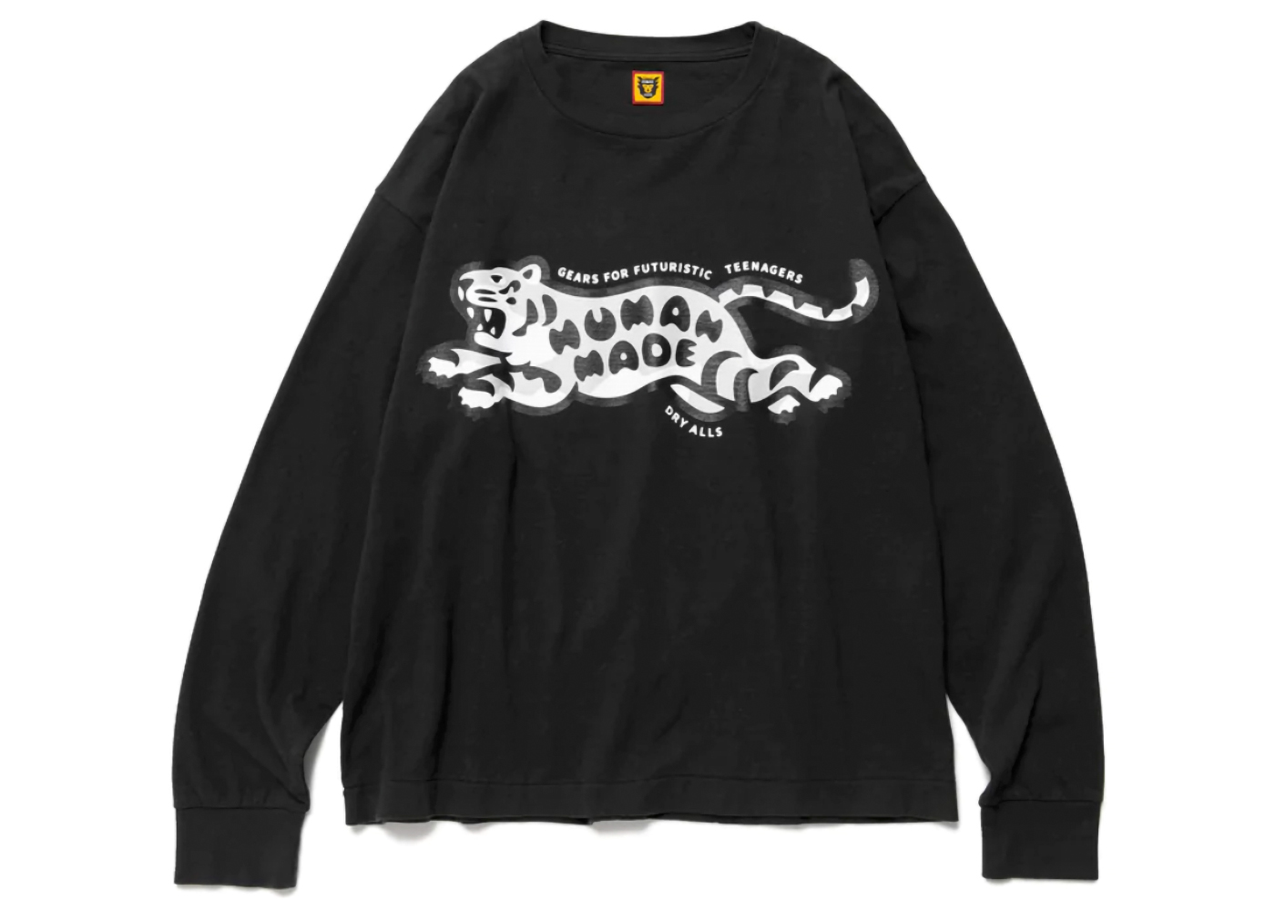 Human Made Tiger L/S T-Shirt Black 男装- FW22 - CN