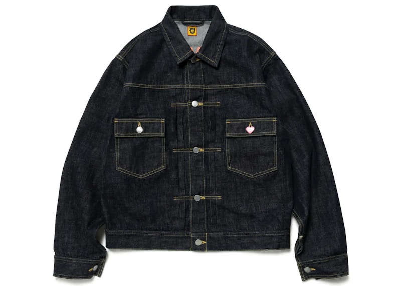 Human Made Uzi Made Denim Jacket Indigo Men's - FW22 - US