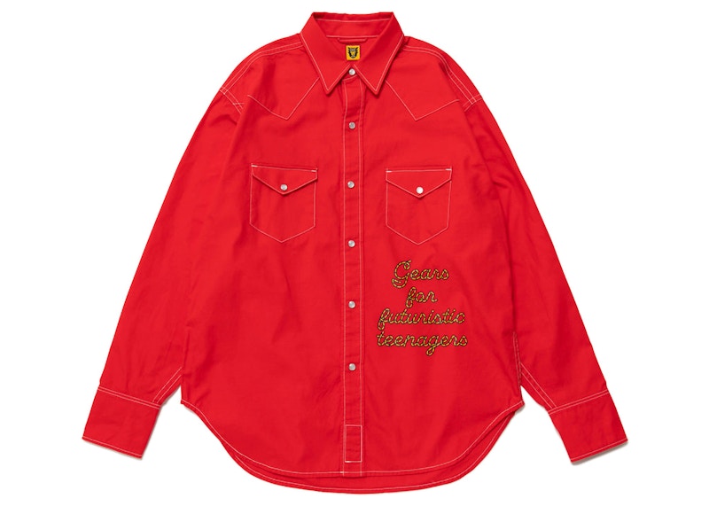 Human Made Western Shirt Red - SS23 Men's - US