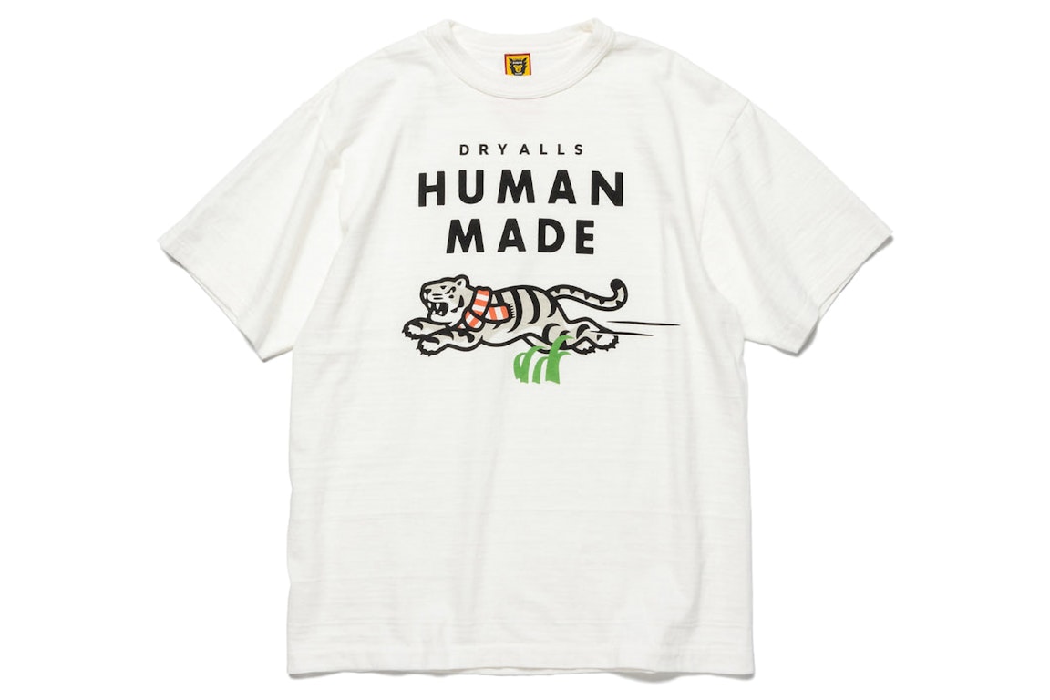 Pre-owned Human Made White Tiger Graphic T-shirt White