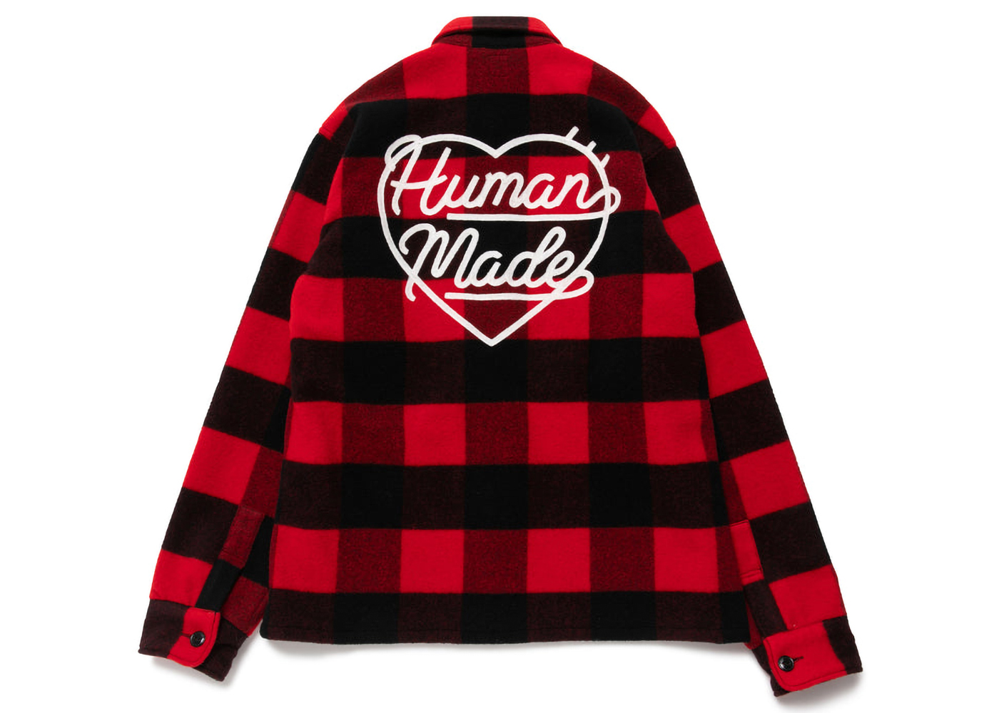 メンズ(完売) humanmade wool check over shirt