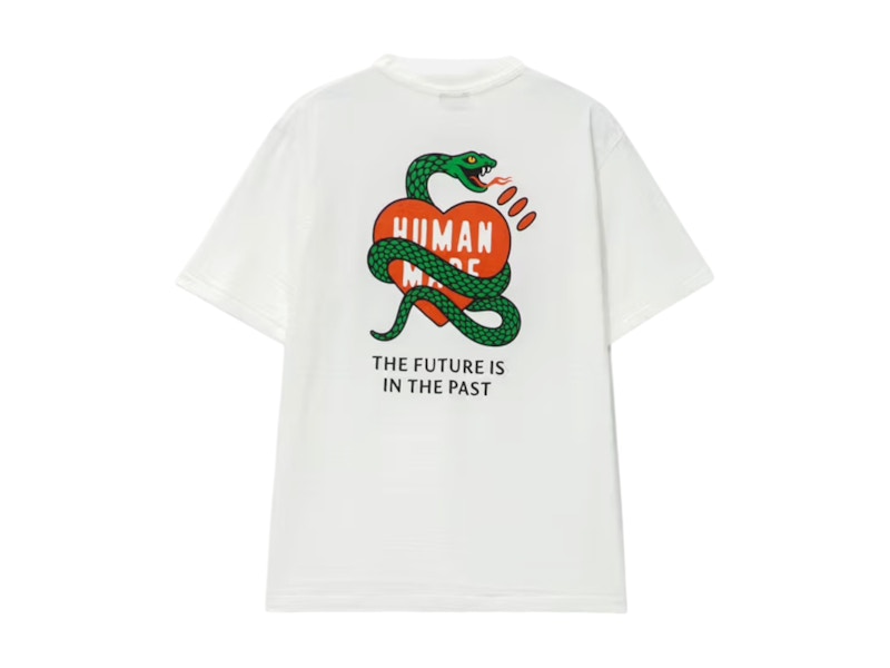 HUMAN MADE ホワイト Tシャツ 蛇デザイン Human Made Year of the Snake Graphic T-shirt White メンズ - JP