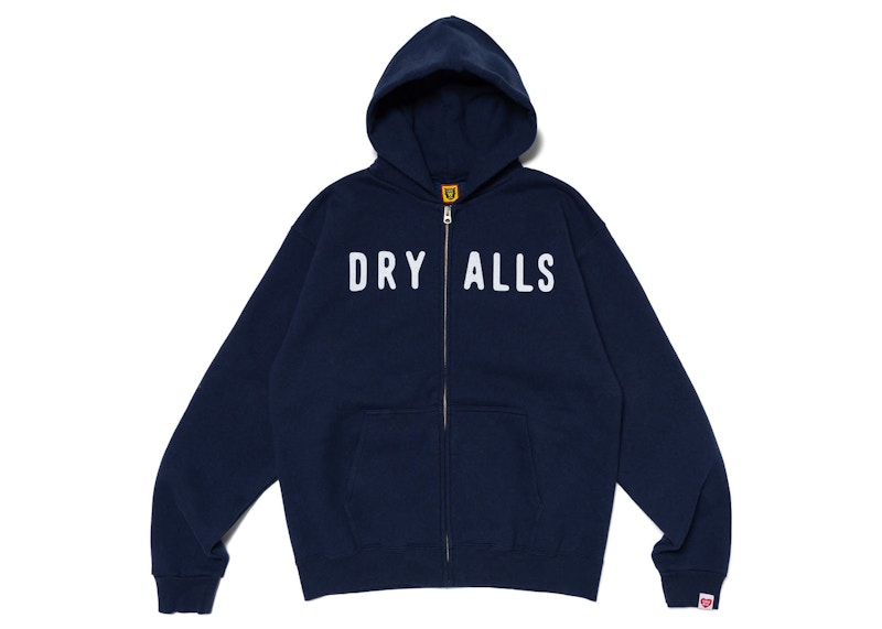 Human Made Zip Up Sweat Hoodie Navy Men's - SS23 - US