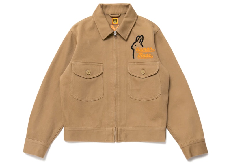 Human Made Zip-Up Work Jacket Beige メンズ - FW22 - JP