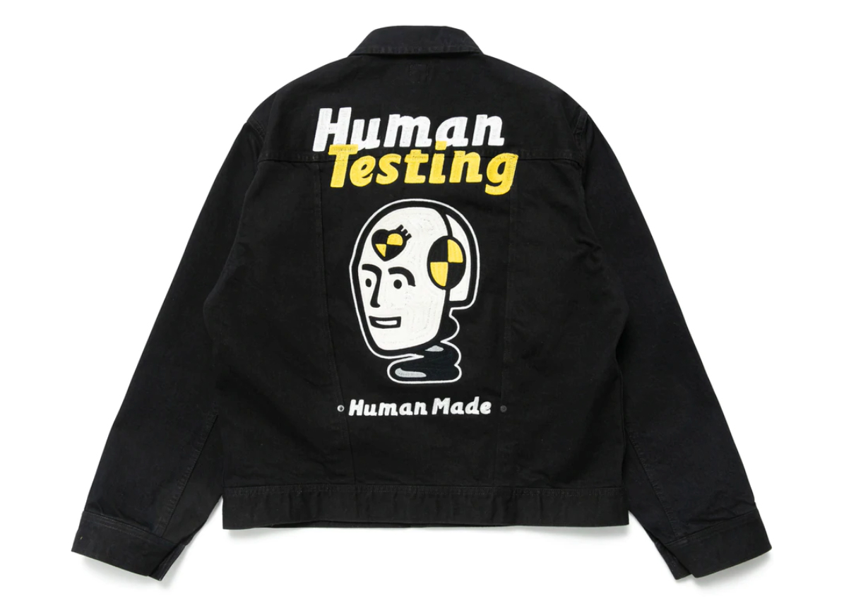 Human Made x Asap Rocky Human Testing Denim Jacket Black - SS22