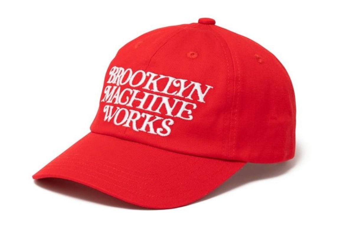 Pre-owned Human Made X Brooklyn Machine Works X Girls Don't Cry 6 Panel Cap Red