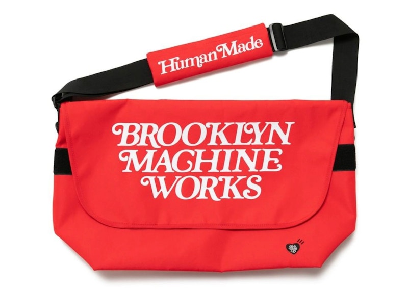 Human Made x BROOKLYN MACHINE WORKS x Girls Don’t Cry Messenger Bag Red