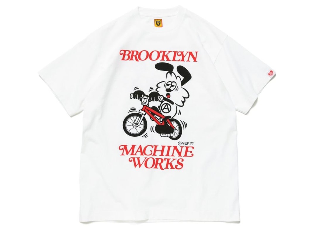 Pre-owned Human Made X Brooklyn Machine Works X Girls Don't Cry T-shirt White