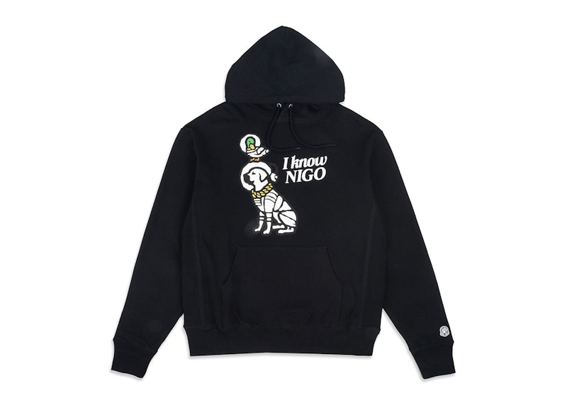 Human Made x Billionaire Boys Club I Know Nigo Hoodie Black Men's