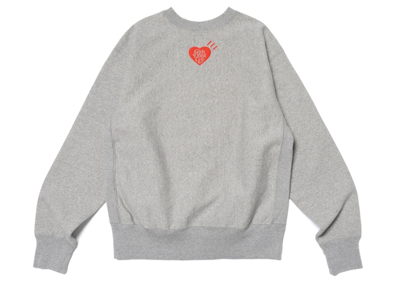 Human Made x Girls Don't Cry Crew Neck Sweatshirt Grey Men's