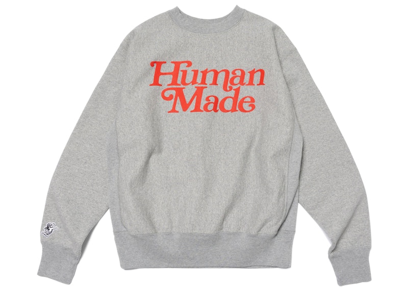 Human Made x Girls Don't Cry Crew Neck Sweatshirt Grey Men's