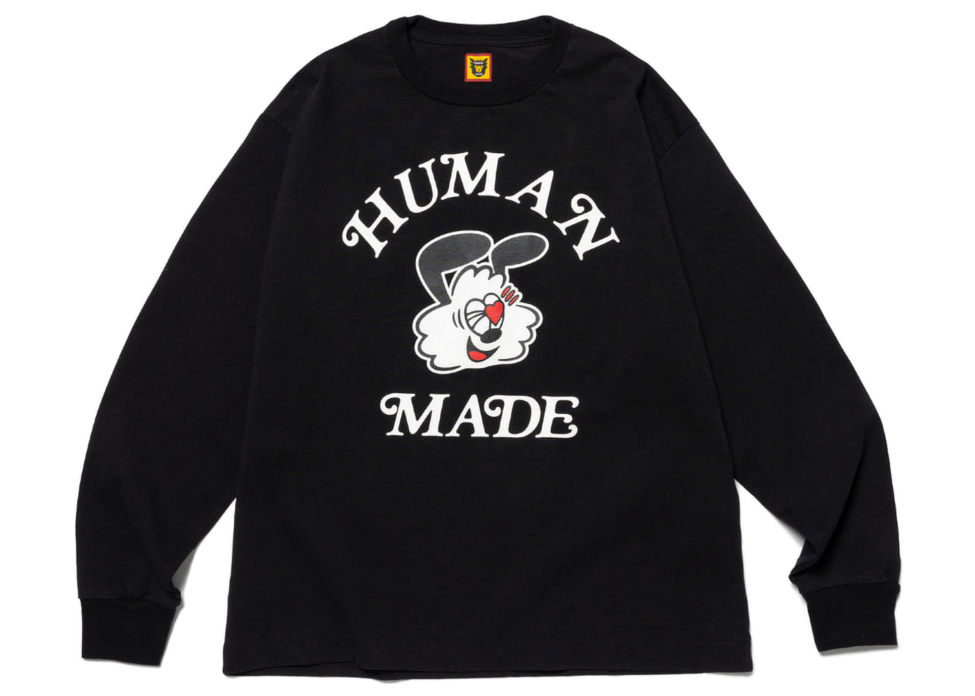 Human Made x Girls Don&#039;t Cry GDC White Day L/S T-Shirt Black Men&#039;s 