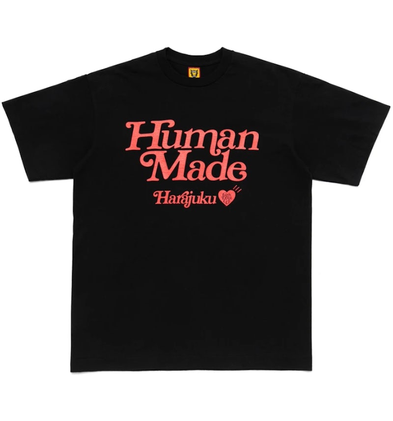 Human Made x Girls Don't Cry Harajuku T-Shirt #1 Black Men's Human Made x Girls Don't Cry Harajuku T-Shirt #1 Black Men's