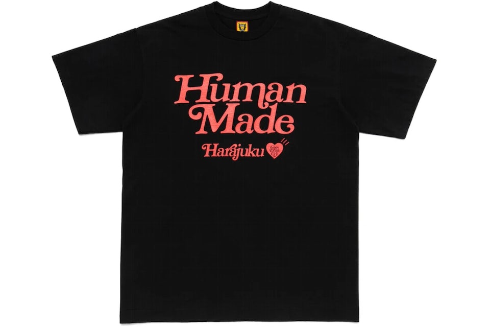 Human Made x Girls Don't Cry Harajuku T-Shirt #1 Black Men's
