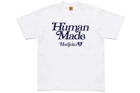 Human Made x Girls Don't Cry Harajuku T-Shirt #1 White Men's Human Made x Girls Don't Cry Harajuku T-Shirt #1 White Men's