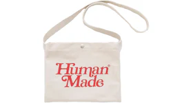 Human Made x Girls Don't Cry Satchel Natural