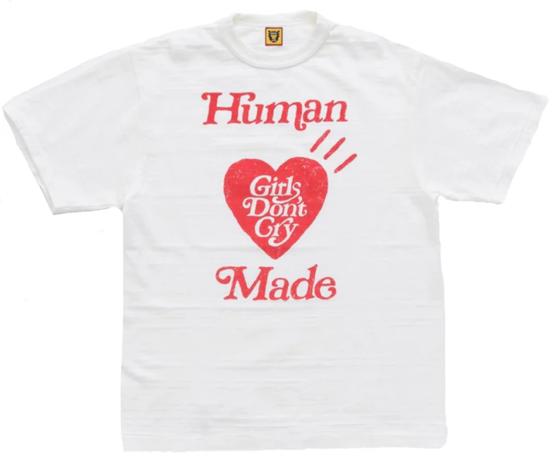 Girls Don't Cry × HUMAN MADEコラボシャツです