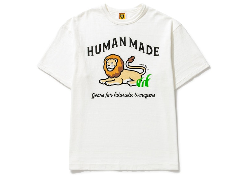 Human Made x HBX Lion Graphic T-Shirt White - FW22 Men's - US