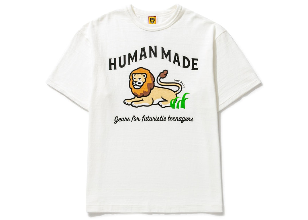 Pre-owned Human Made X Hbx Lion Graphic T-shirt White