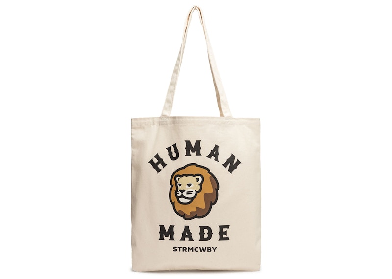 Human Made x HBX Lion Tote Bag Natural - FW22 - US