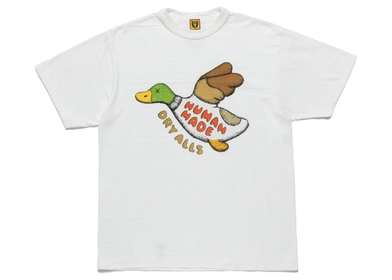 HUMAN MADE Tシャツ kaws made white tシャツ - Tシャツ/カットソー