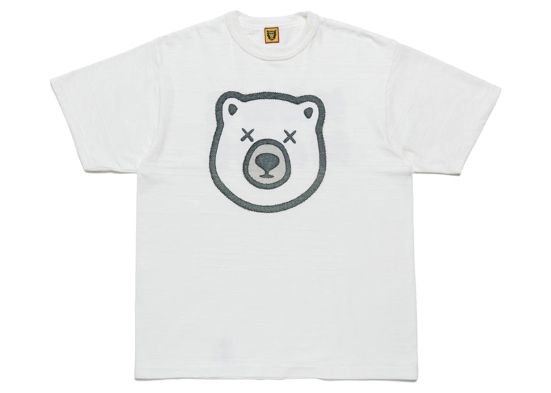 HUMAN MADE T-SHIRT KAWS #3 L White | www.fleettracktz.com