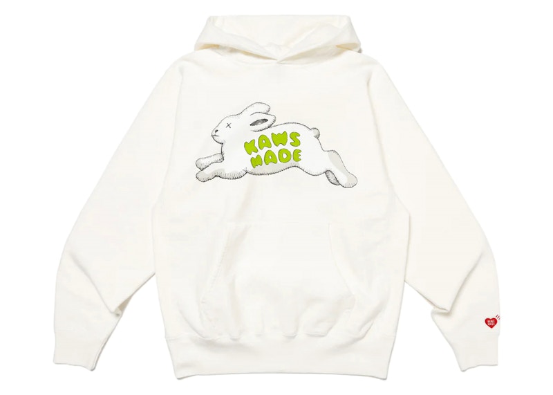 Human Made x KAWS Hoodie White