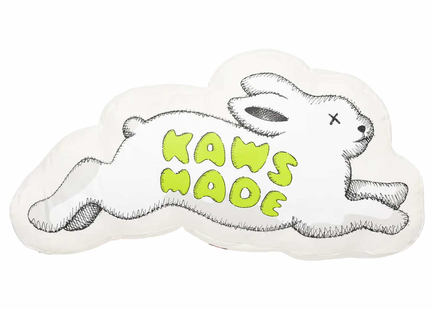 Human Made x KAWS II Cushion White