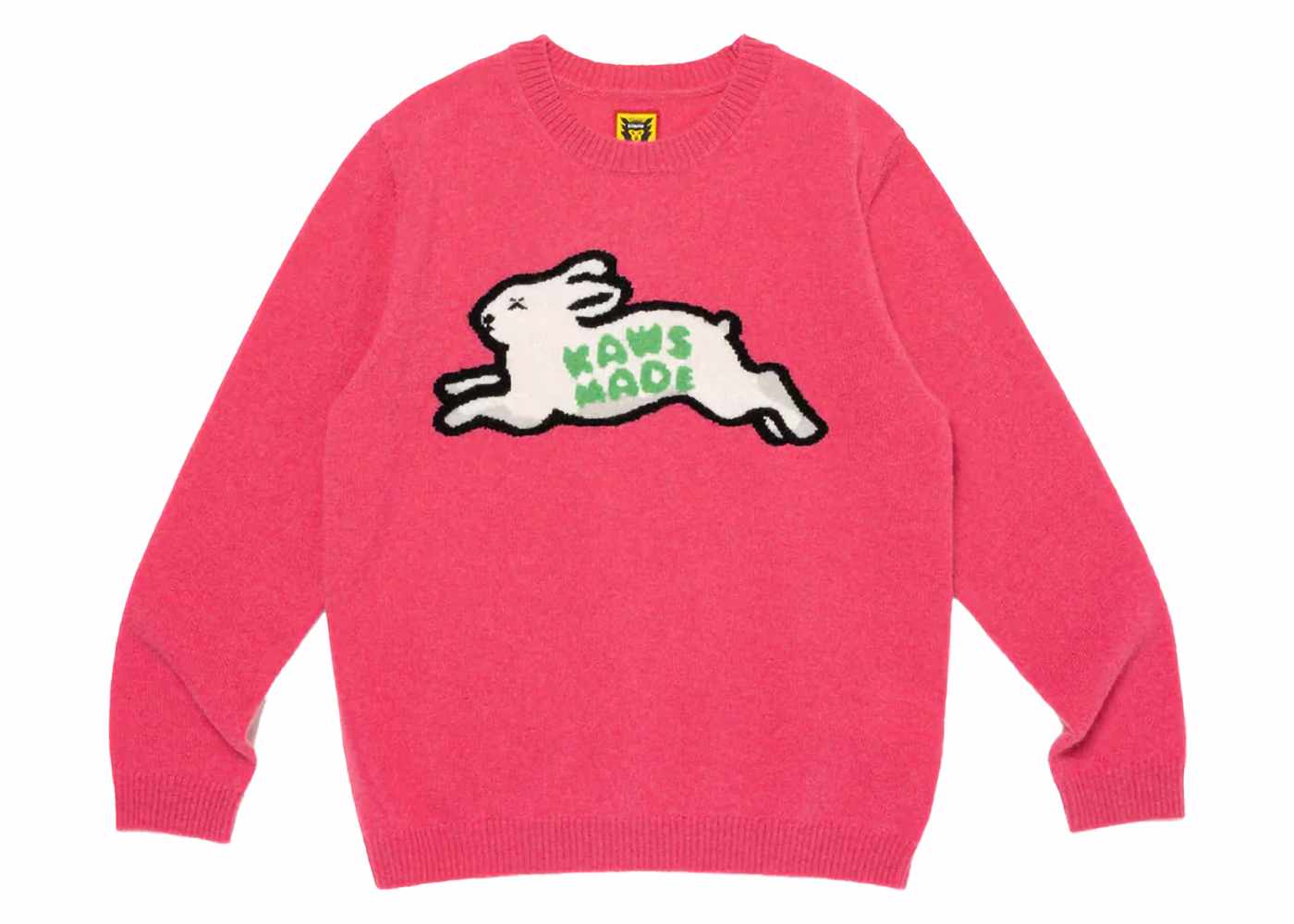 Human Made x KAWS Kids Knit Sweater Pink Kids' - FW23 - US