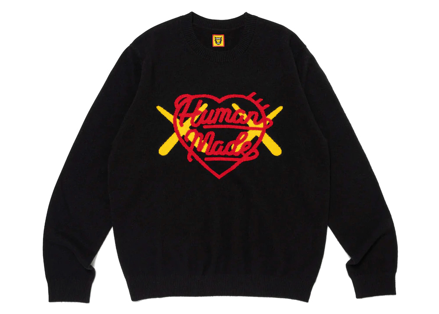 Human Made x KAWS Knit Sweater Black