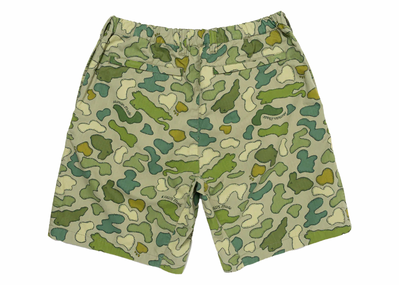 Human Made x KAWS Made Camo Shorts Olivedrab Men's - SS24 - US