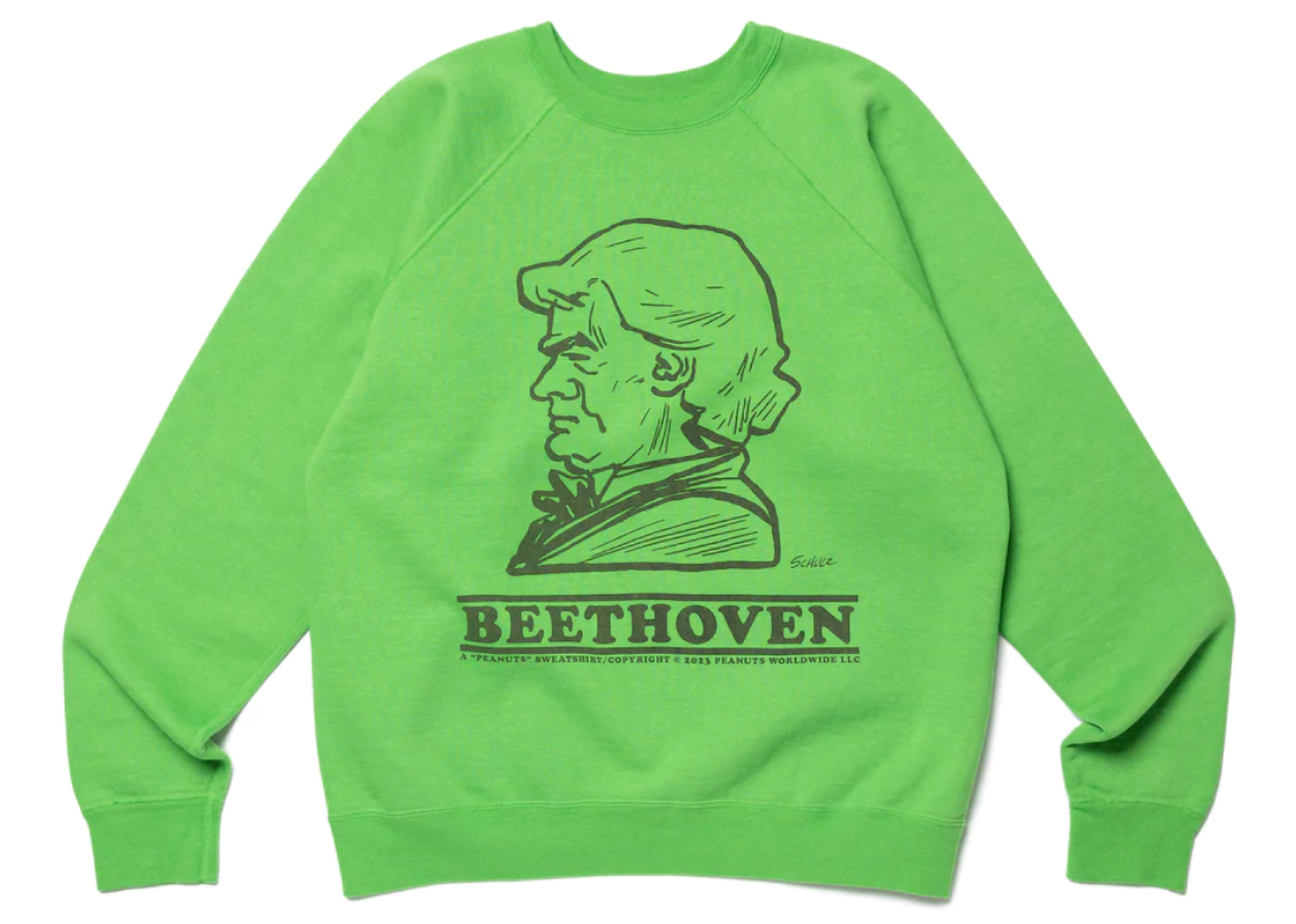 Human Made x Peanuts #3 Beethoven Sweatshirt Green Men's - SS23 - GB