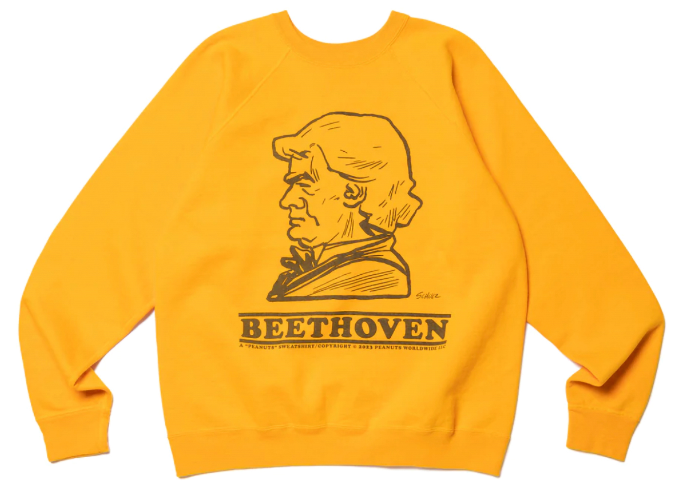 Human Made x Peanuts #3 Beethoven Sweatshirt Orange Men's - SS23 - US