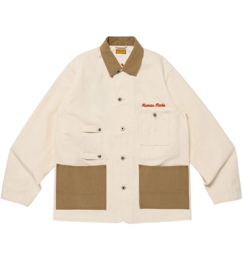 Human Made x Pokemon Coverall Jacket White Men's US