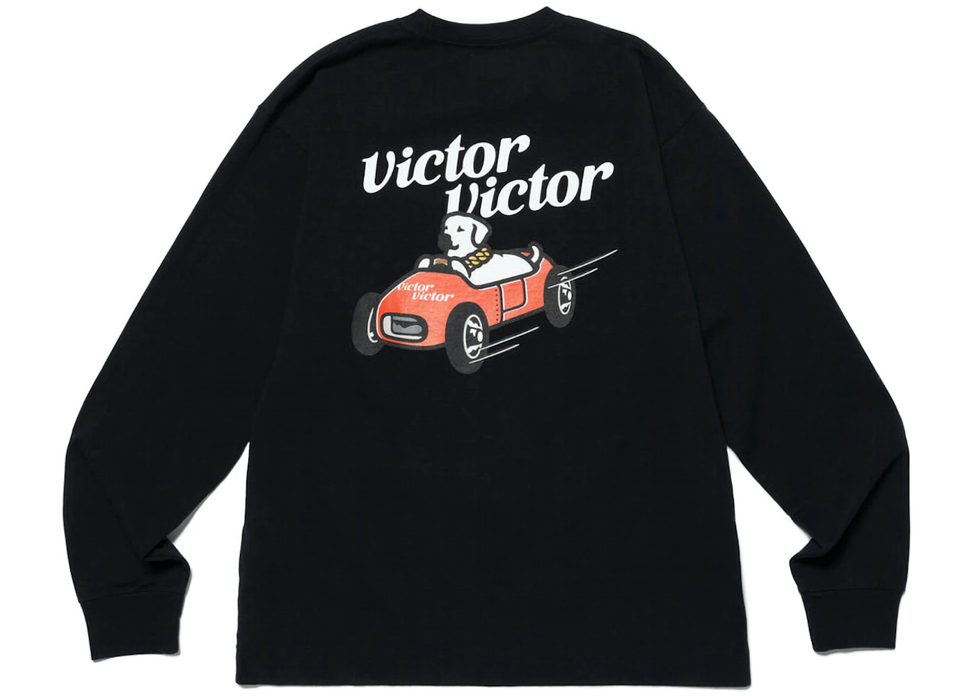 Human Made x Victor Victor L/S T-Shirt Black Men's - SS23 - GB